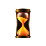 An icon of an hourglass.